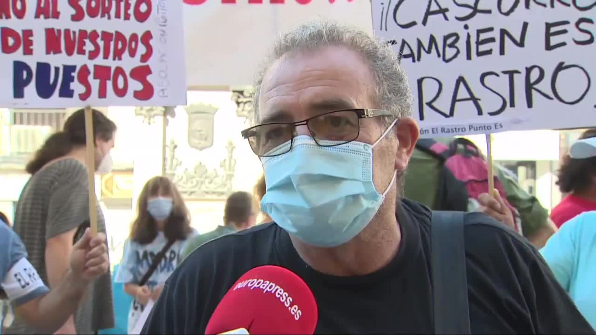 Comerciantes del Rastro reclaman una mesa de trabajo con el Ayuntamiento