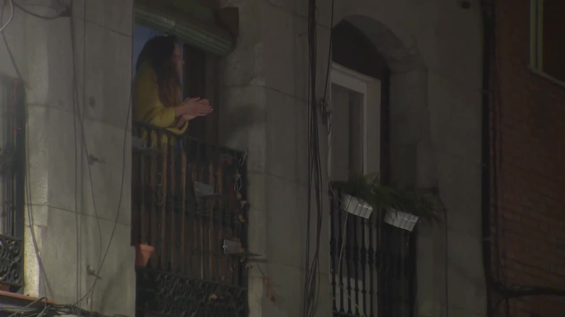 Caceroladas en Madrid durante el mensaje del Rey