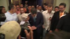 Guaidó es reelegido como jefe del Parlamento en una sesión celebrada en la sede del diario El Nacional