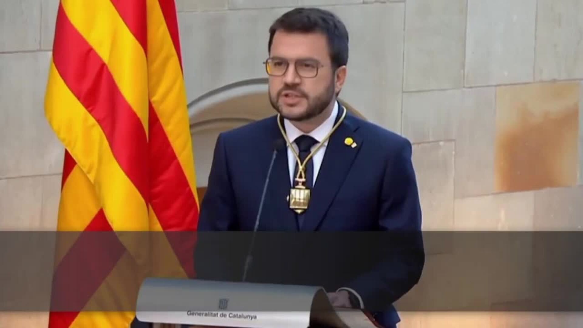 Aragonès, investido presidente de la Generalitat de Catalunya