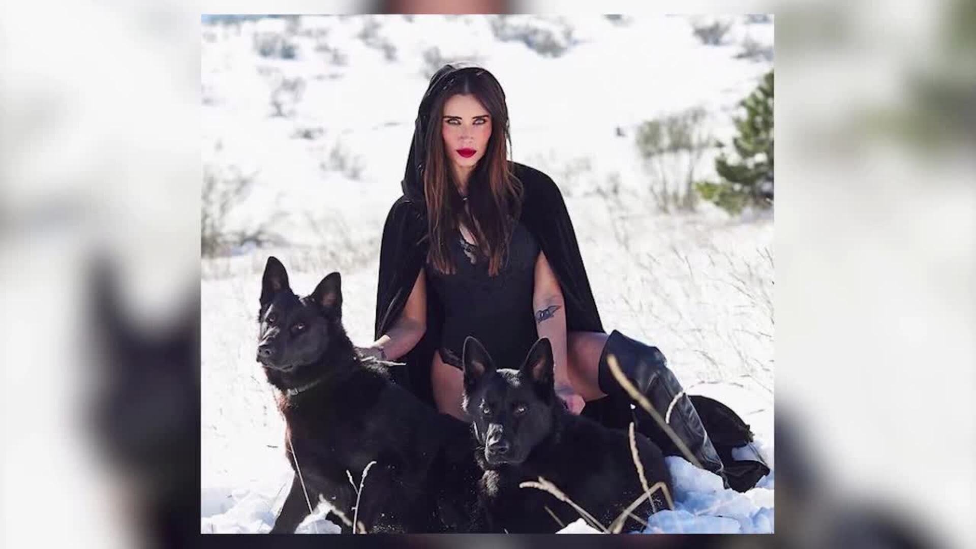 Pilar Rubio se convierte en una atractiva &quot;Caperucita negra&quot;