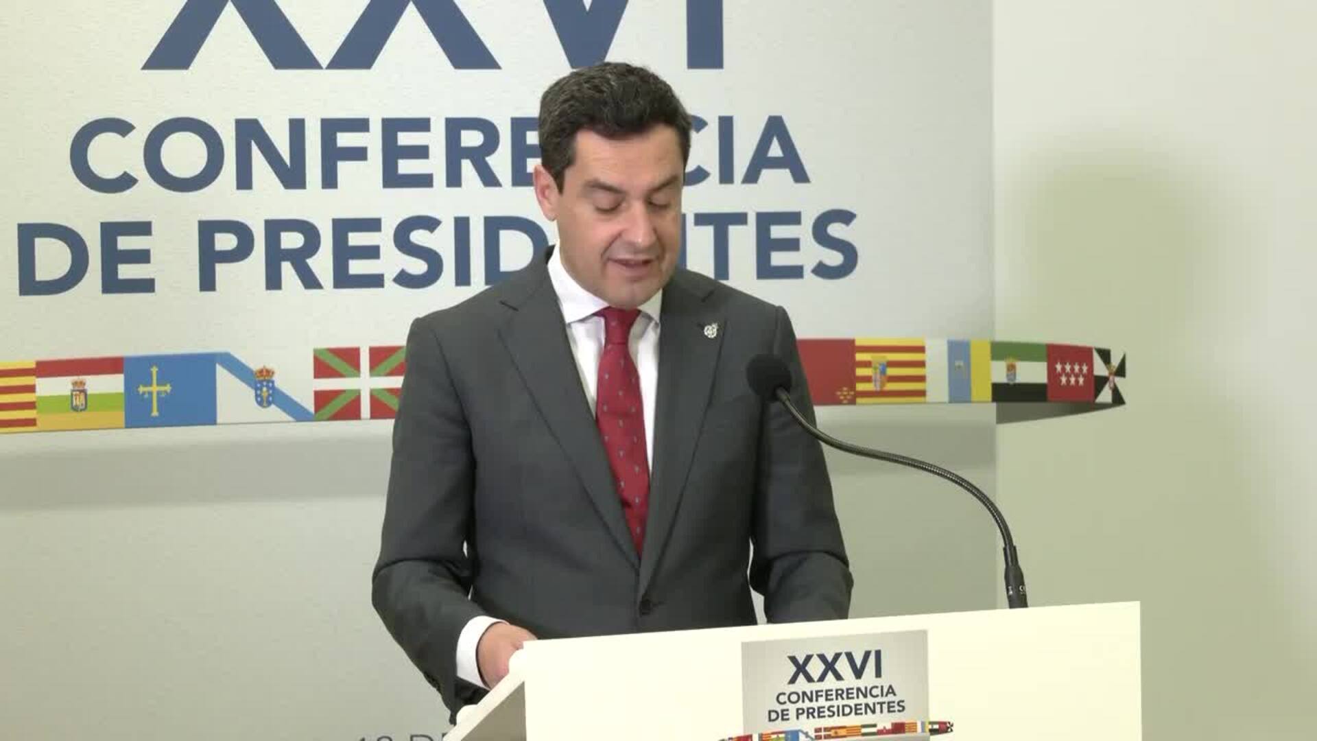 Andalucía pide IVA del 4% y nuevos Next Generation para combatir la inflación de la energía