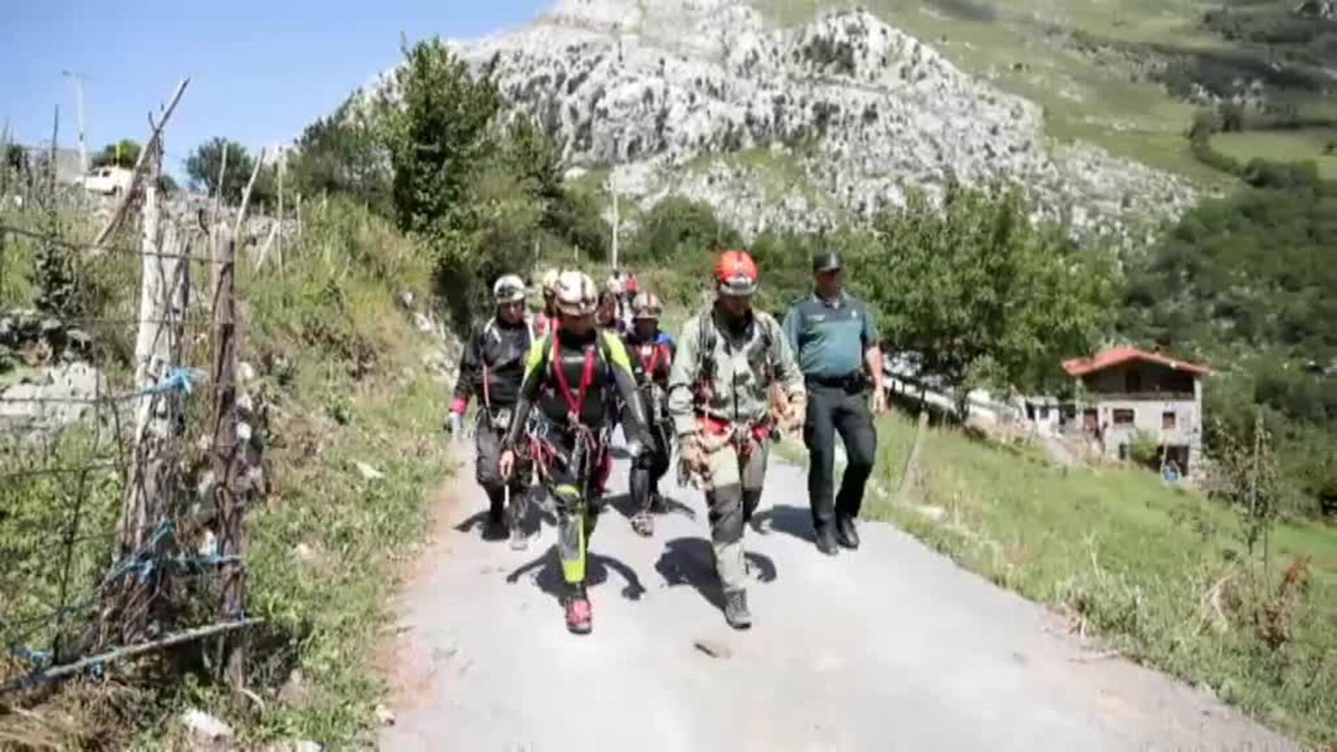 Final feliz en el rescate de las tres espeleólogas catalanas atrapadas en Coventosa, Cantabria