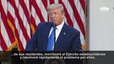 Trump militariza su respuesta a la peor oleada de disturbios de EE.UU.