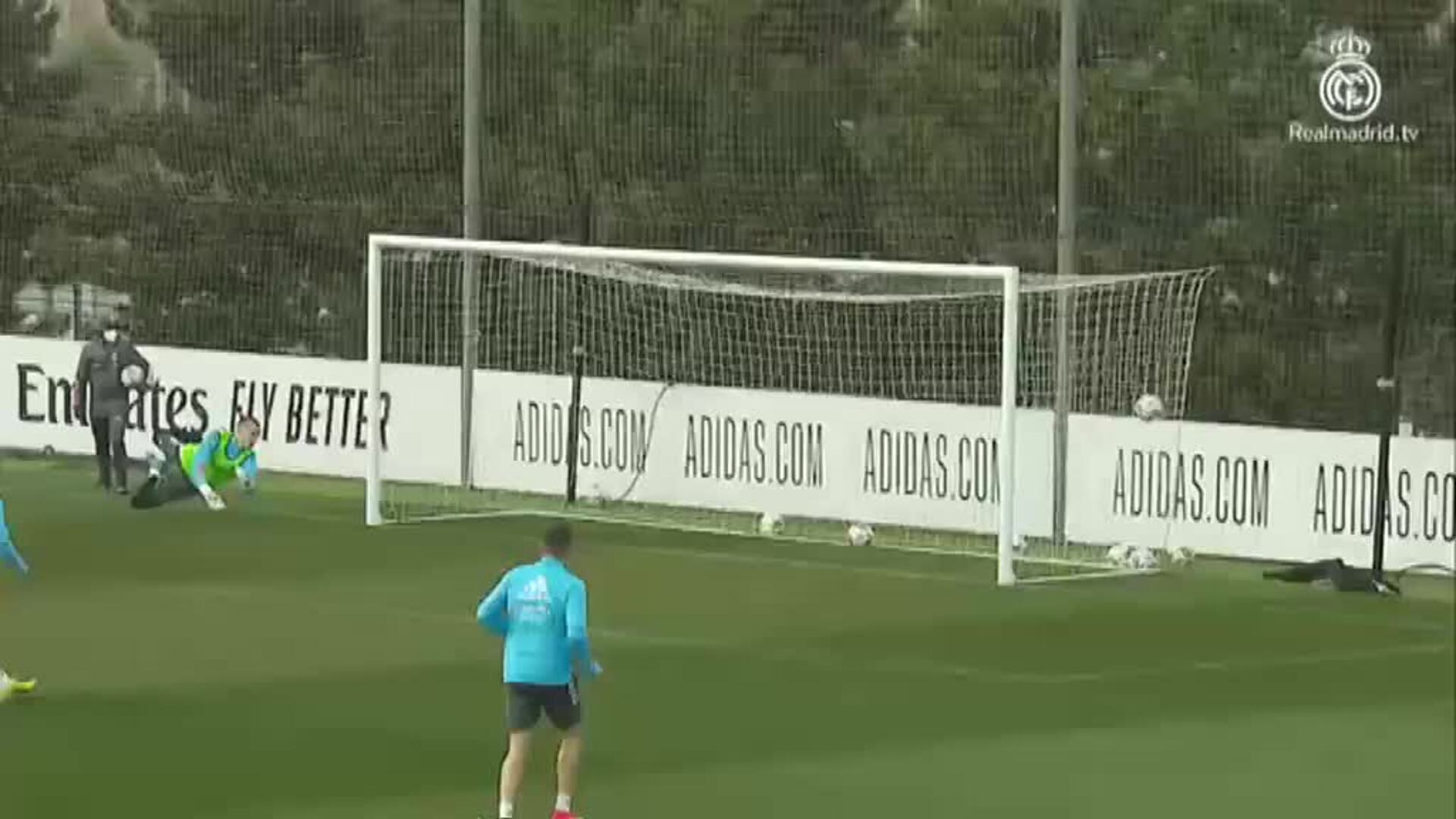 El Real Madrid prepara por última vez su encuentro contra el Celta