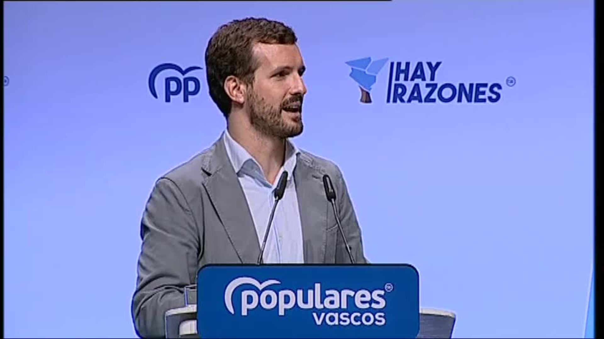 Pablo Casado: &quot;Yo soy también del PP vasco&quot;
