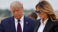 Coronavirus en la Casa Blanca: el estricto aislamiento de Melania frente al «show» de Donald Trump