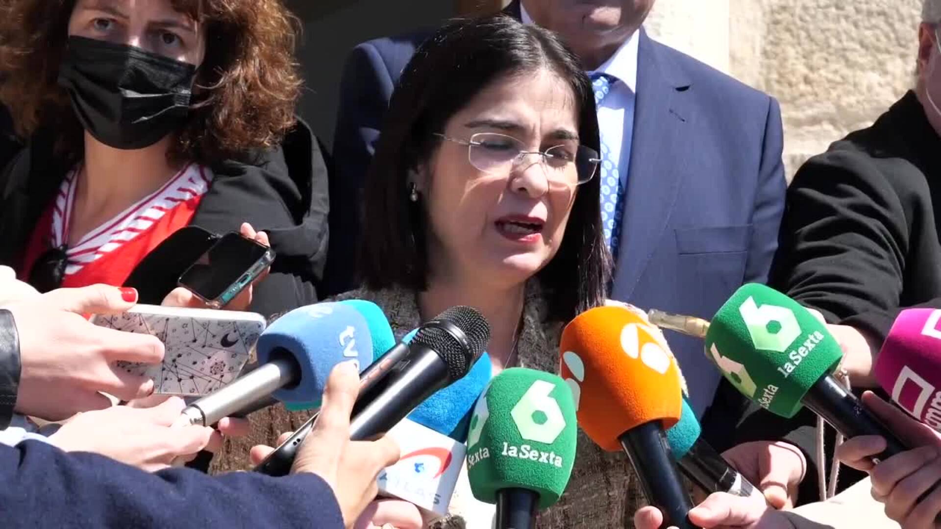 Las mascarillas &quot;dejarán de ser obligatorias en interiores el 20 de abril&quot;