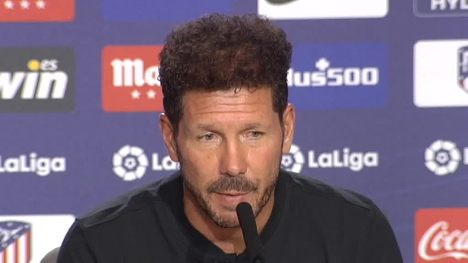 Simeone: &quot;Todos saben el afecto que le tengo a Diego Costa&quot;