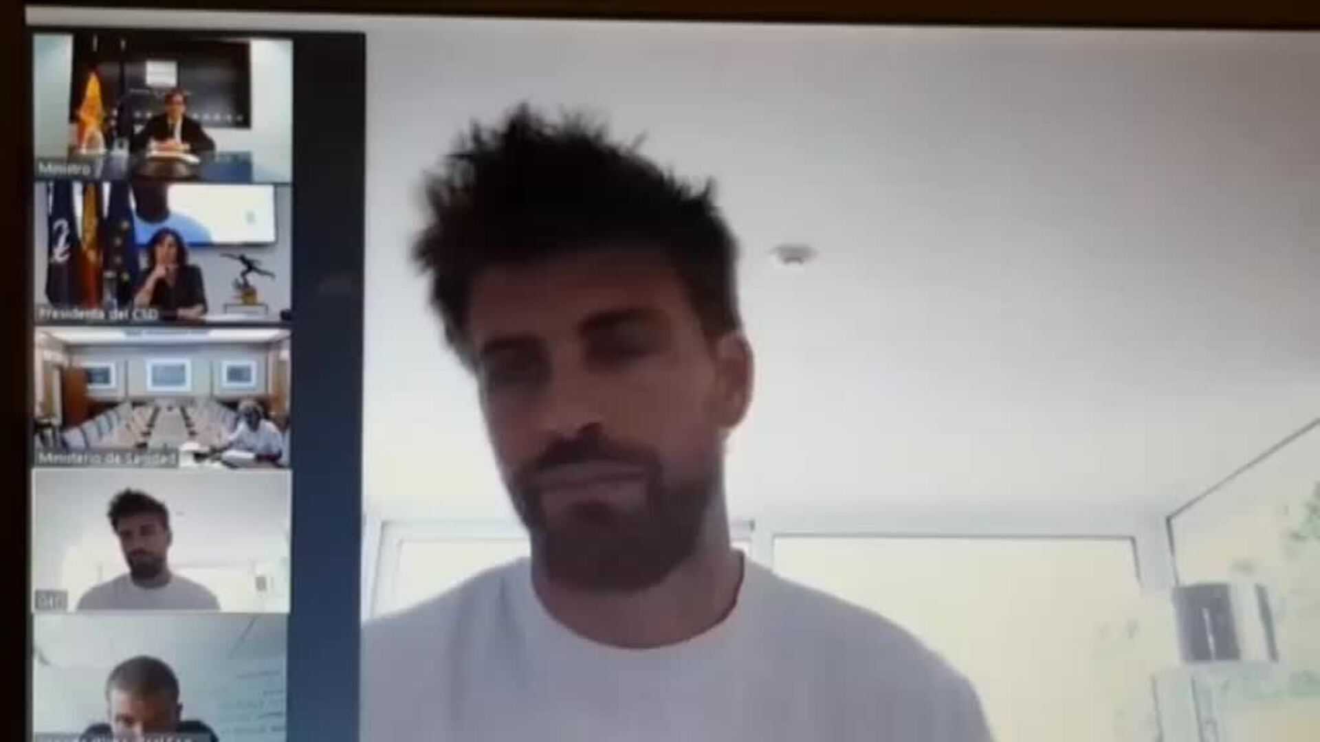 Reunión telemática de Illa y Simón con representantes de los futbolistas profesionales