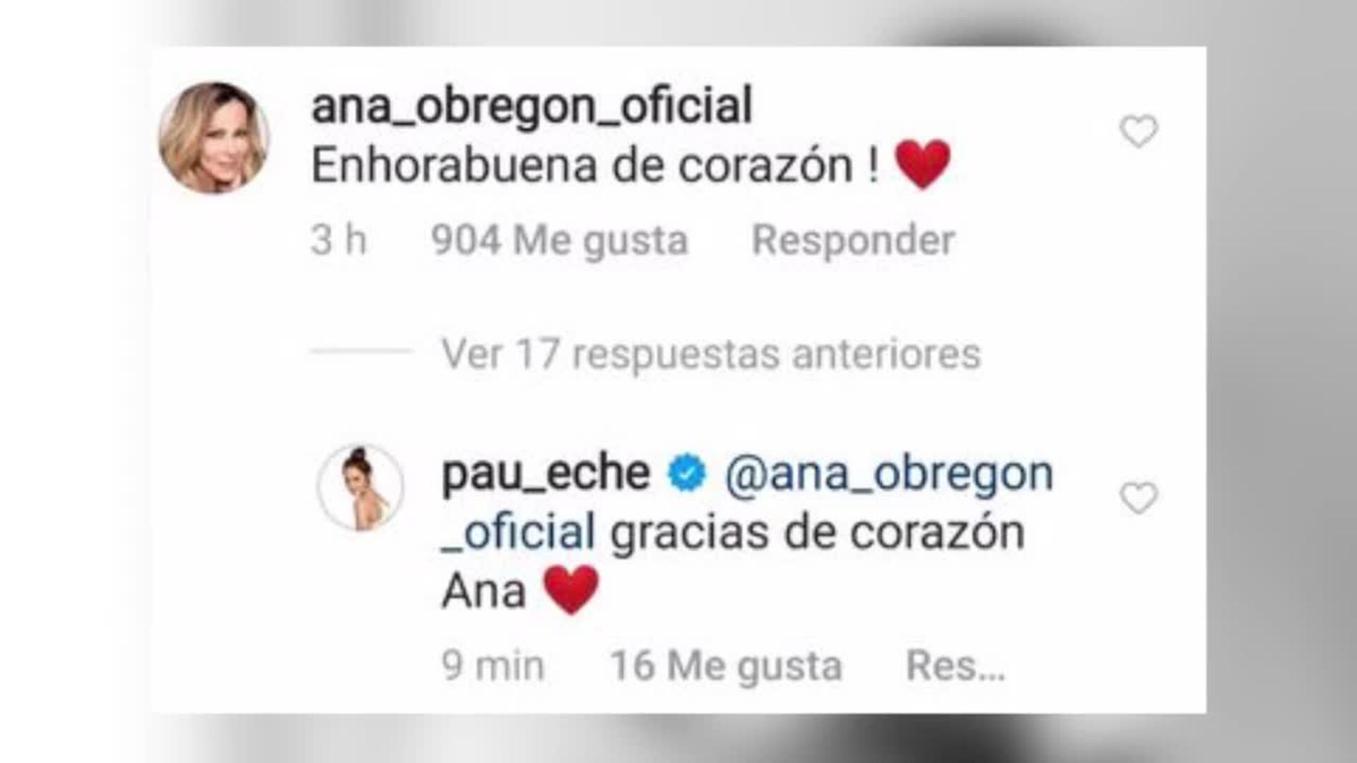 La emocionante felicitación de Ana Obregón a Paula Echevarría por su embarazo