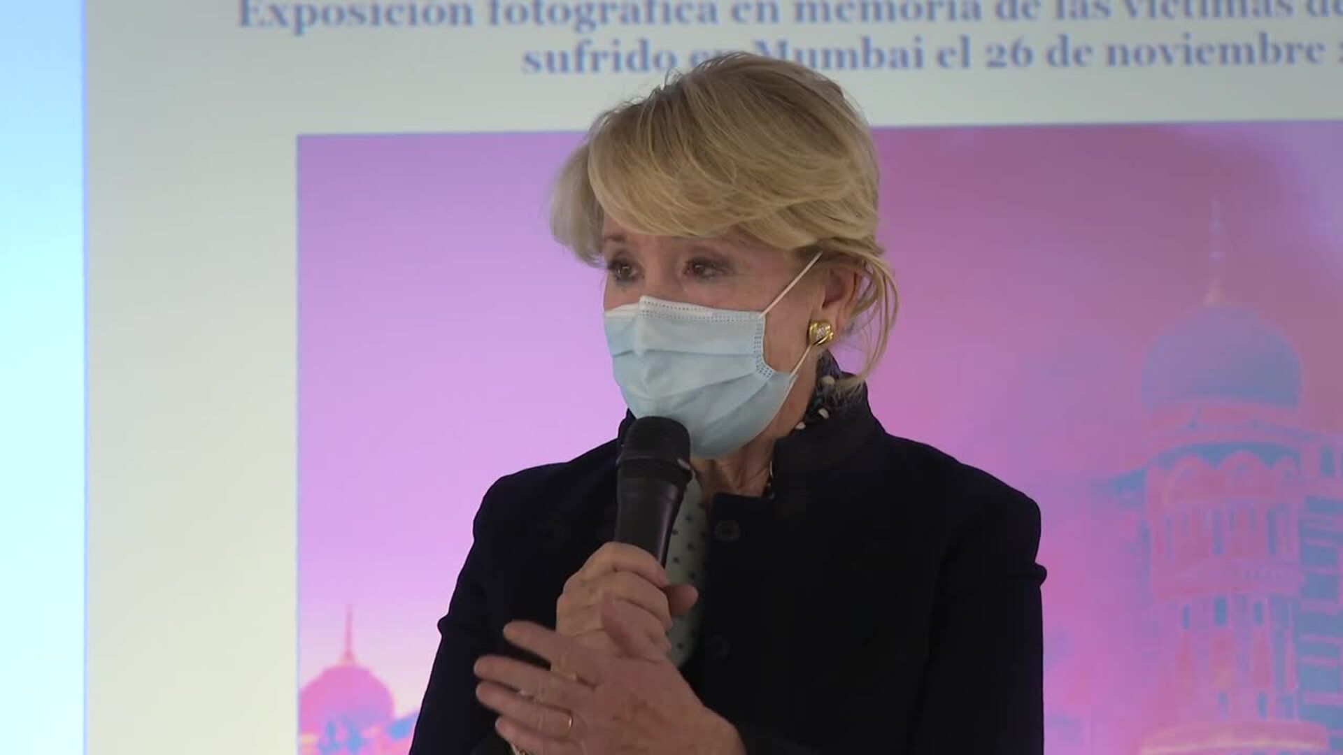 Aguirre dice que fue una &quot;suerte&quot; que ningún español muriera el 26-N en Mumbai