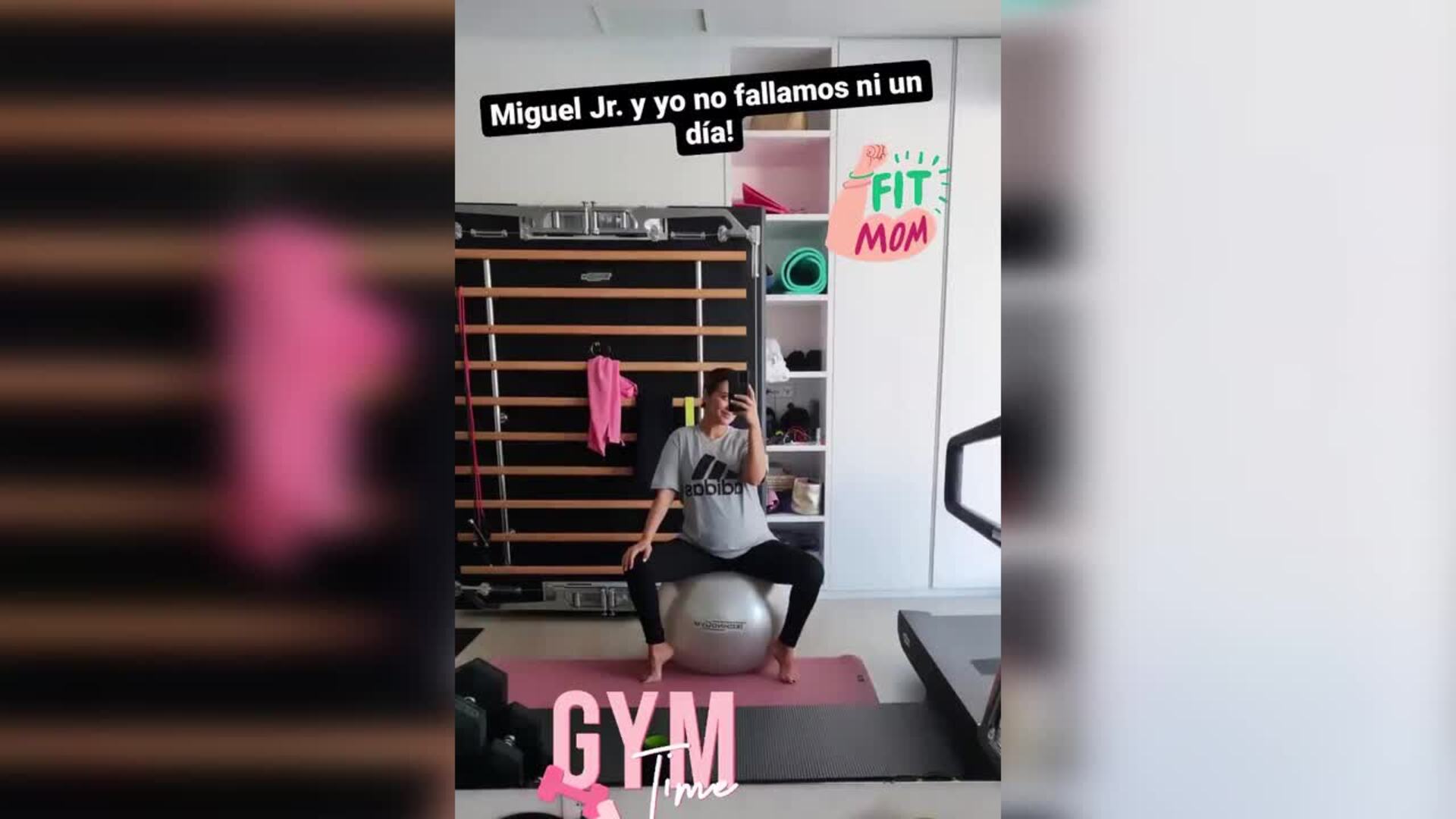 Paula Echevarría no se salta el entrenamiento a pesar del frío