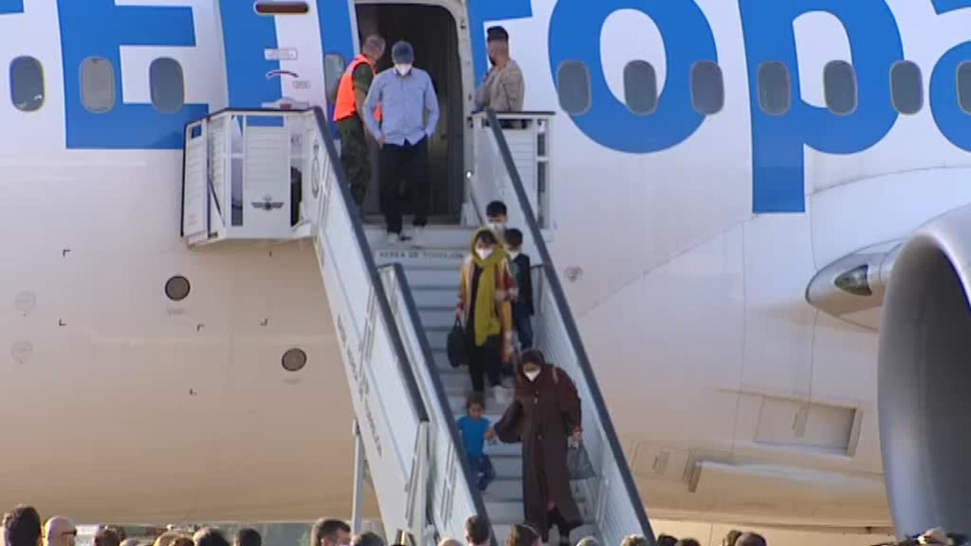 El último avión procedente de Kabul ha aterrizado ya en la base aérea de Torrejón