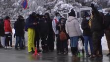 Colapso en Navacerrada un día después de que 350 personas tuvieran que ser evacuadas por la nieve