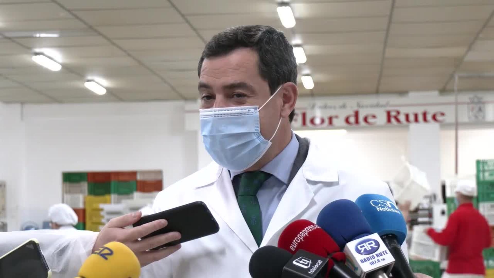 Moreno pide responsabilidad ciudadana de cara a las fiestas navideñas