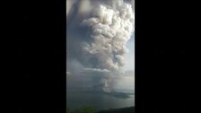 Alerta en Filipinas ante la «inminente erupción peligrosa» del volcán Taal