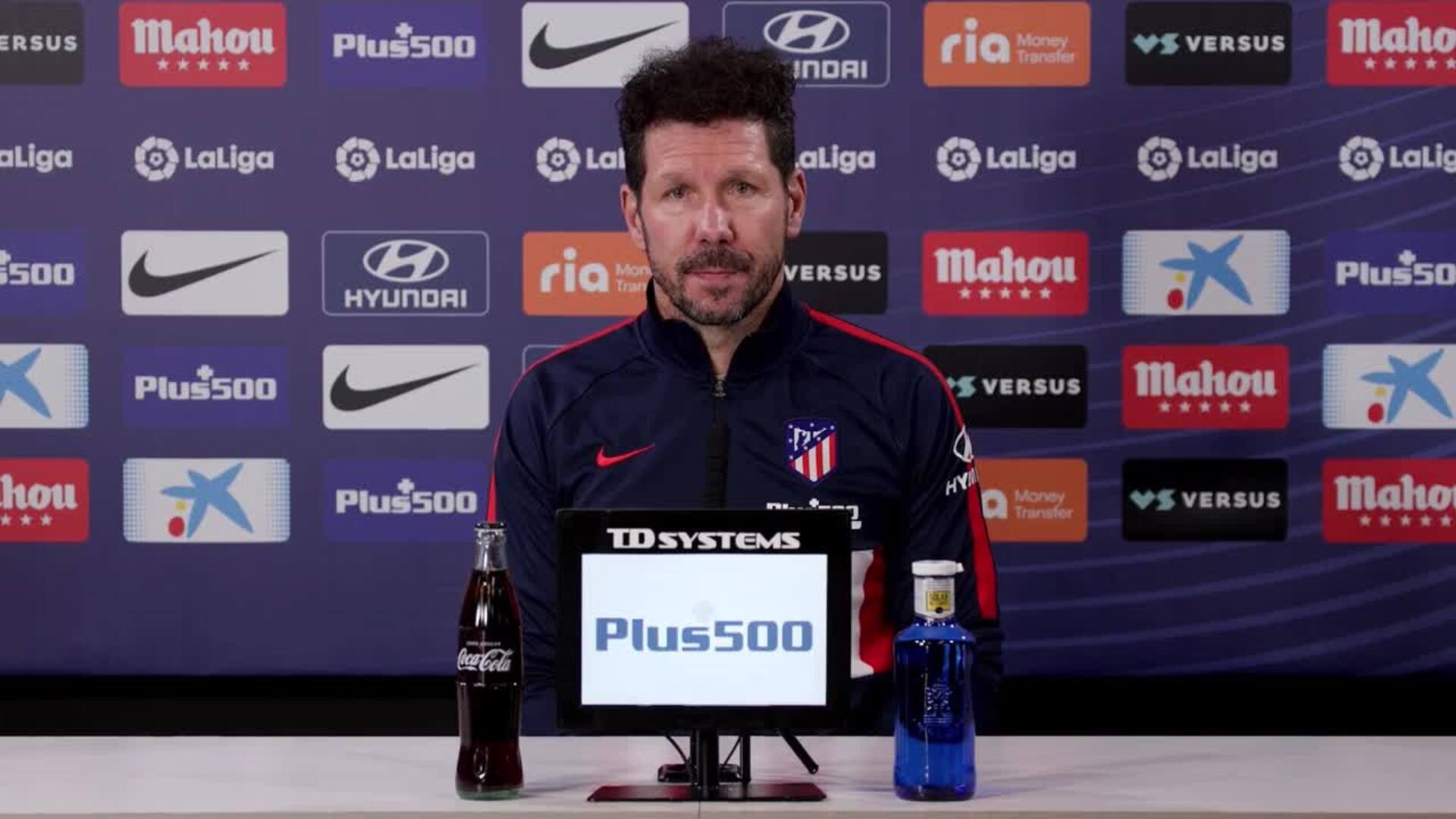 Simeone: &quot;Son tres puntos y quedará mucha Liga por delante&quot;