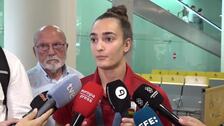 Las campeonas olímpicas de waterpolo llegan a Barcelona