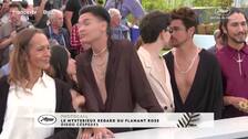 El elenco de 'La misteriosa mirada del flamenco' posa en el festival de Cannes