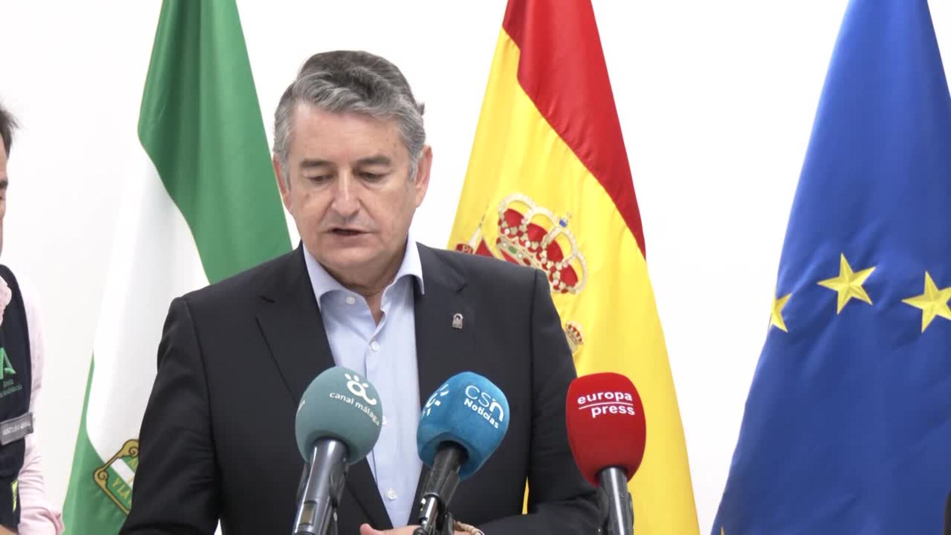 Málaga, bajo la lluvia