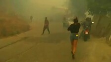 Arde la ciudad chilena de Valparaíso tras un incendio que se cree fue intencionado