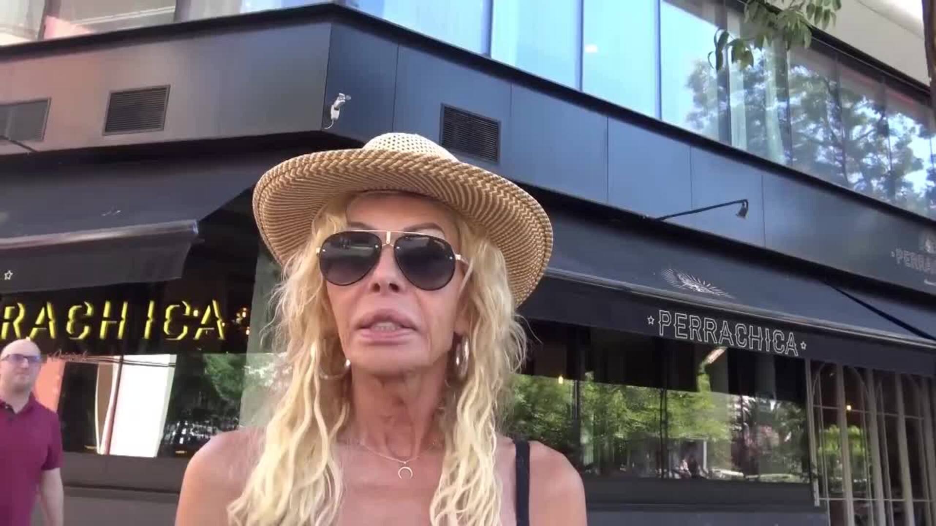 Bibiana Fernández se pone la vacuna en un día lleno de emociones