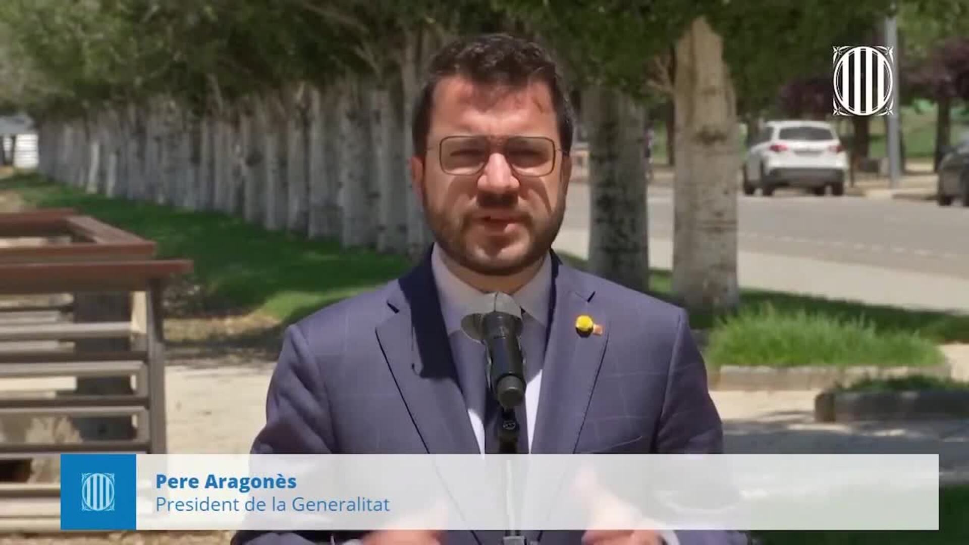 Pere Aragonès ve en los indultos una enmienda a la sentencia &quot;injusta&quot; del TS