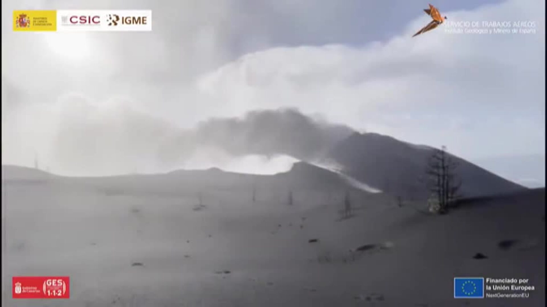 El volcán de La Palma sigue dando señales de agotamiento