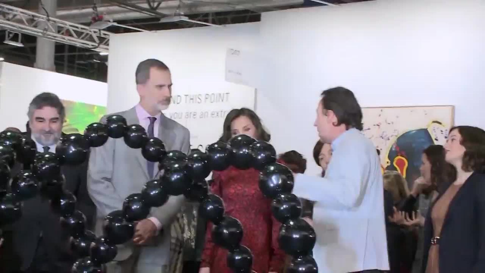 Los Reyes inauguran oficialmente la 39 edición de la feria Arco