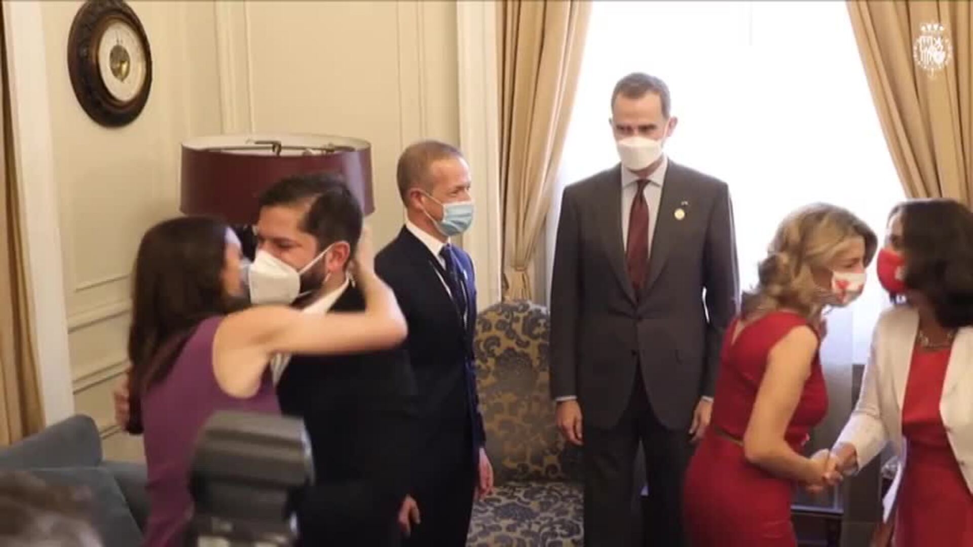 El Rey acude a la toma de posesión del presidente de Chile