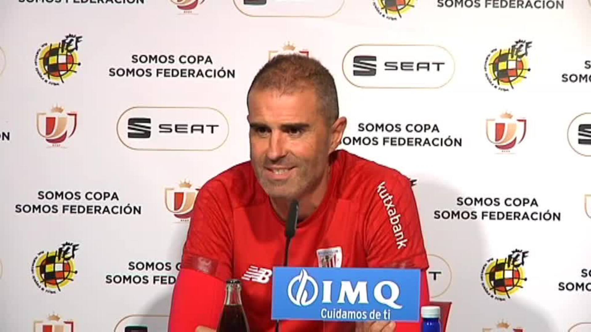 Garitano: &quot;¿Qué crisis tienes cuando juegas con Messi, Griezmann, Rakitic, Busquets, Piqué...?&quot;