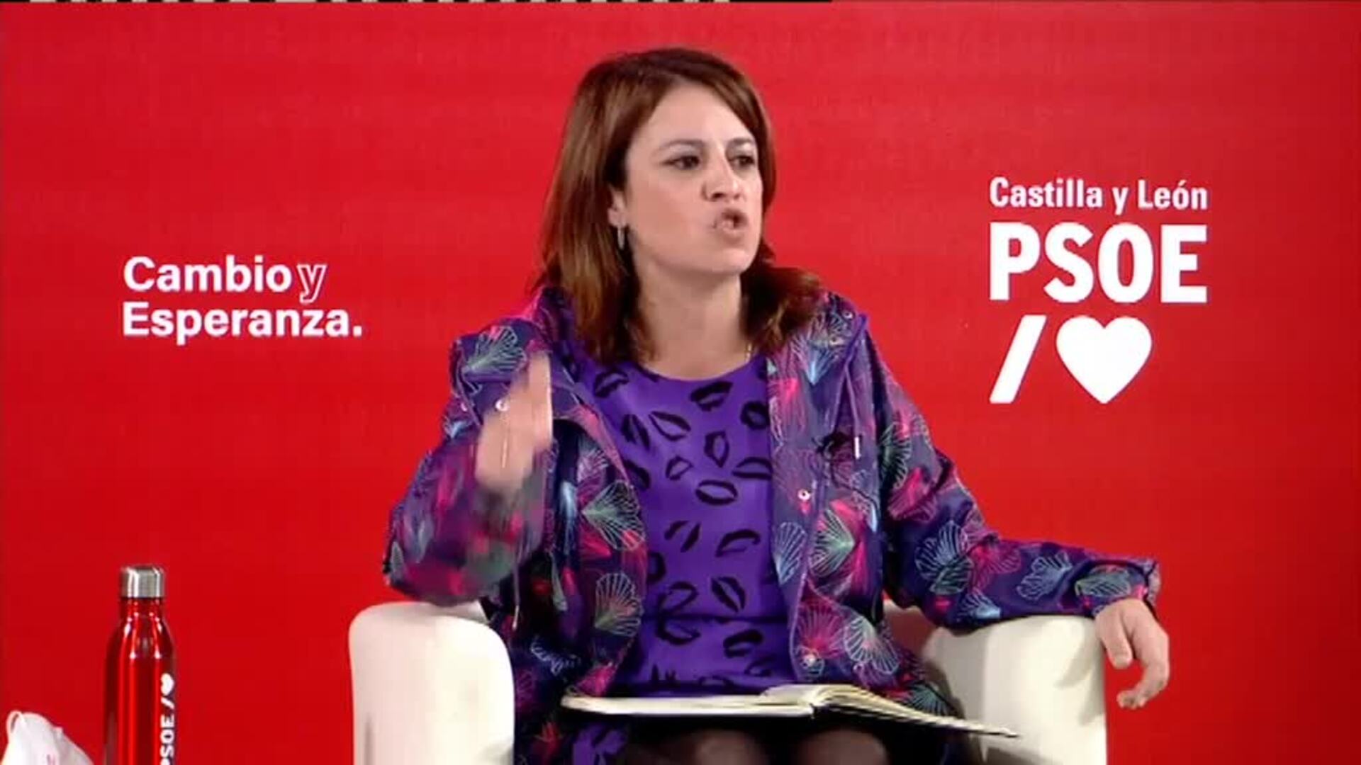 Lastra acusa al PP de Mañueco de &quot;mercadear&quot; con los derechos de las mujeres en CyL