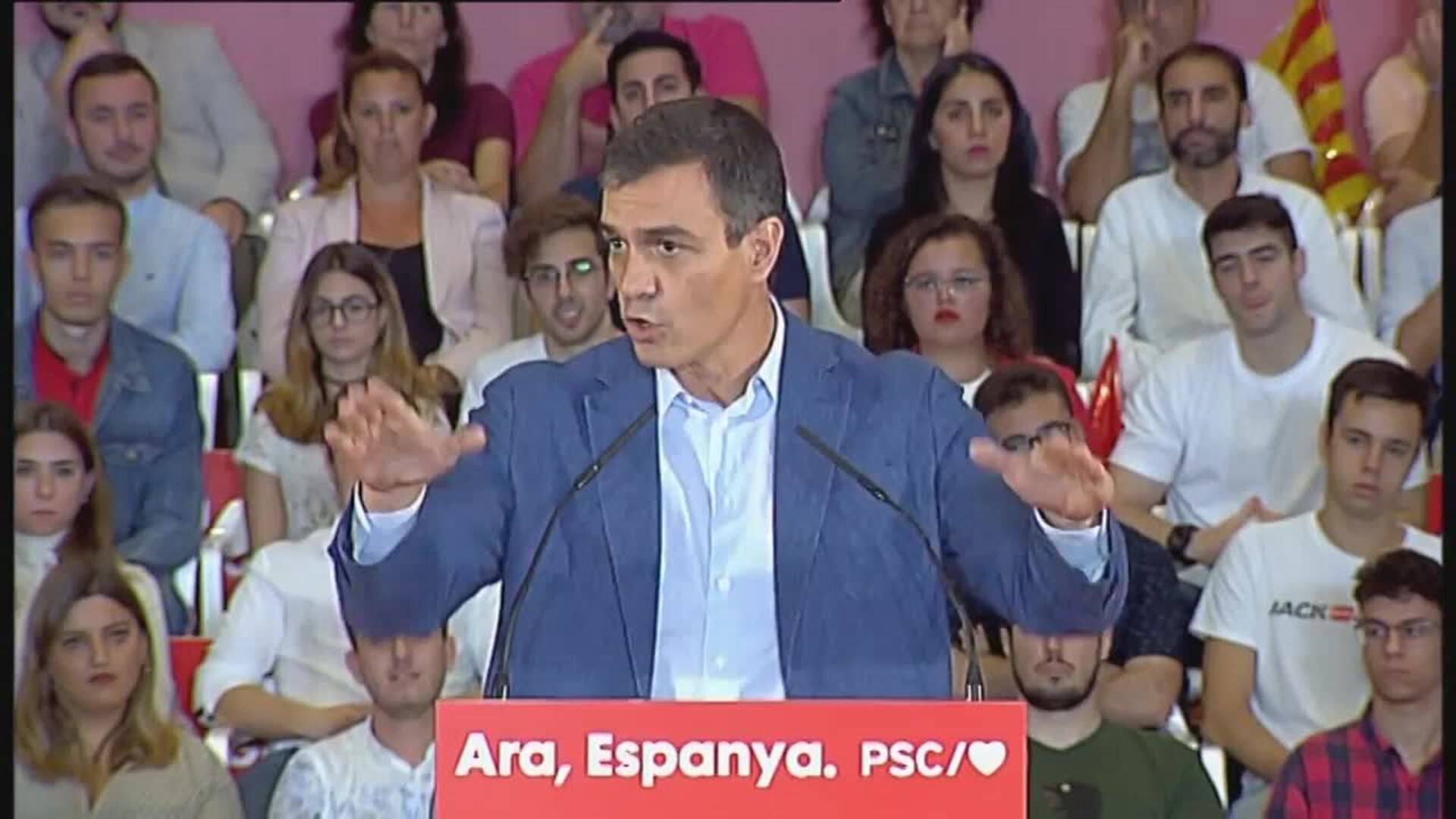 Sánchez rechaza gobernar con PP y Ciudadanos
