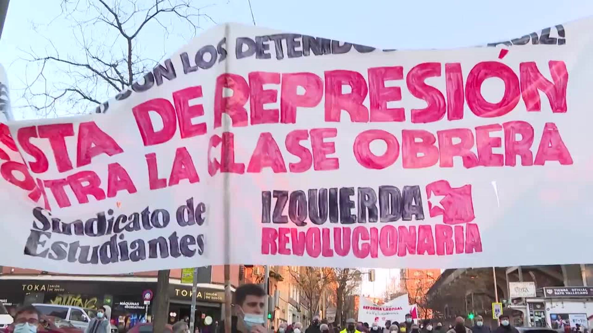 Marchas a favor de los trabajadores del metal en Madrid