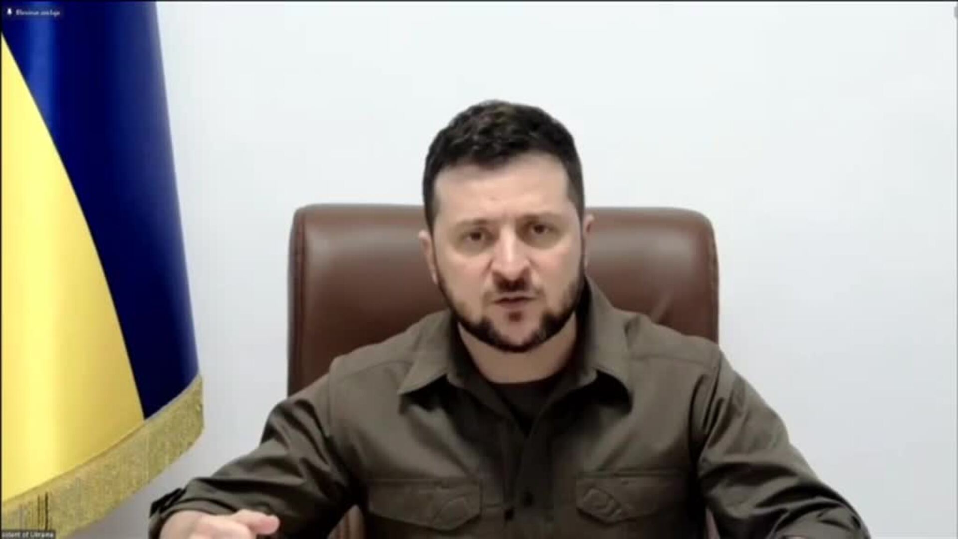 Zelenski pide en el Congreso más armamento y mayores sanciones económicas