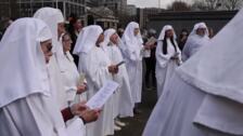 La Orden de los Druidas en Londres celebra el Equinoccio de Primavera