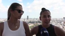 Un año después de su oro en París, Ana Patricia y Duda vuelven al pie de la torre Eiffel