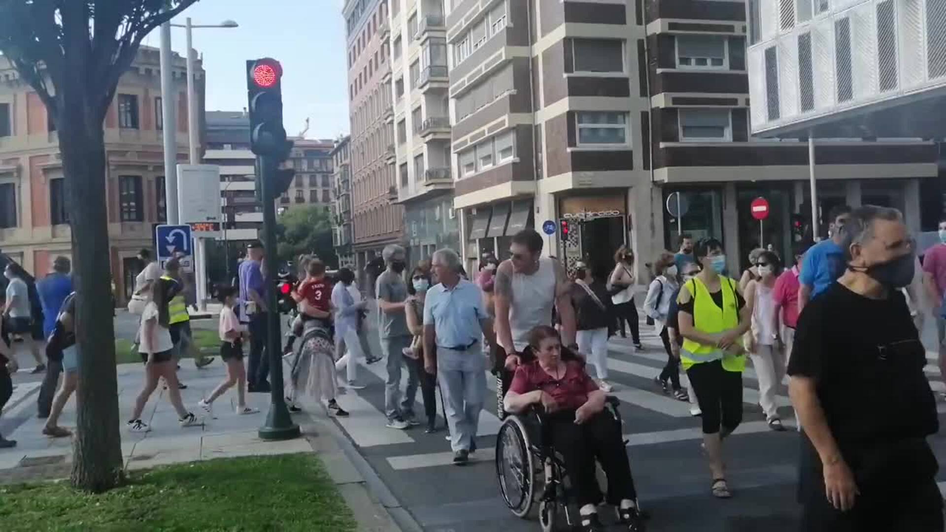 Una manifestación pide en Pamplona un decreto del euskera