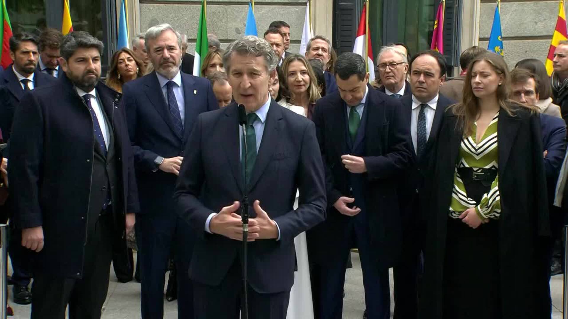 Feijóo tras revelarse los mensajes de Pradas: "El PP ha pasado página"