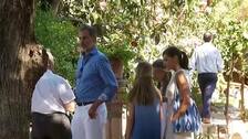 Los Reyes y sus hijas en Son Marroig