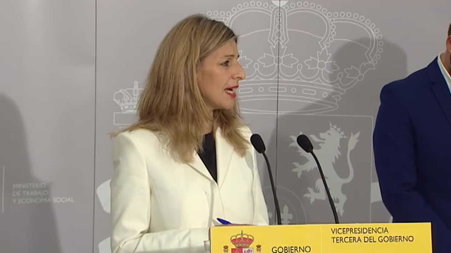 Yolanda Díaz: &quot;Vamos a agotar la legislatura, el presidente y yo vamos a cuidar esta coalición&quot;