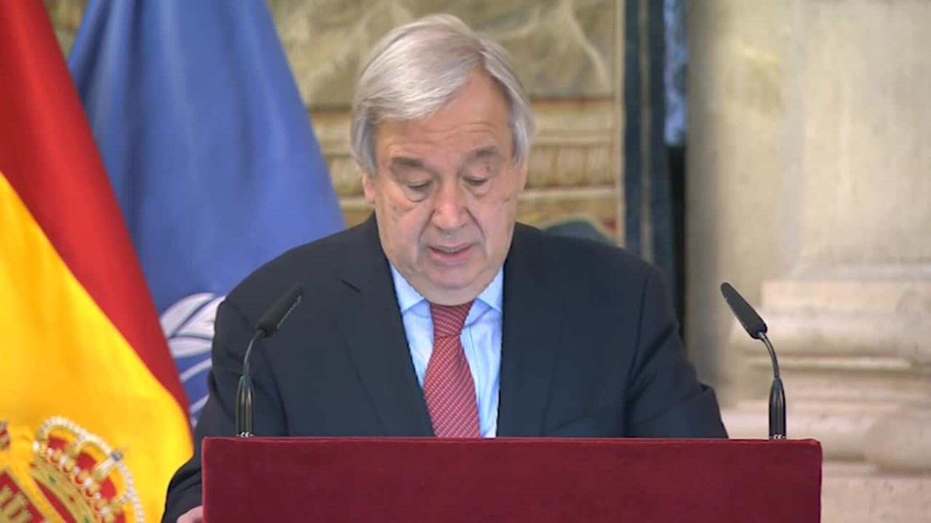 Guterres alerta de la amenaza de la &quot;brecha en la vacunación&quot; entre países