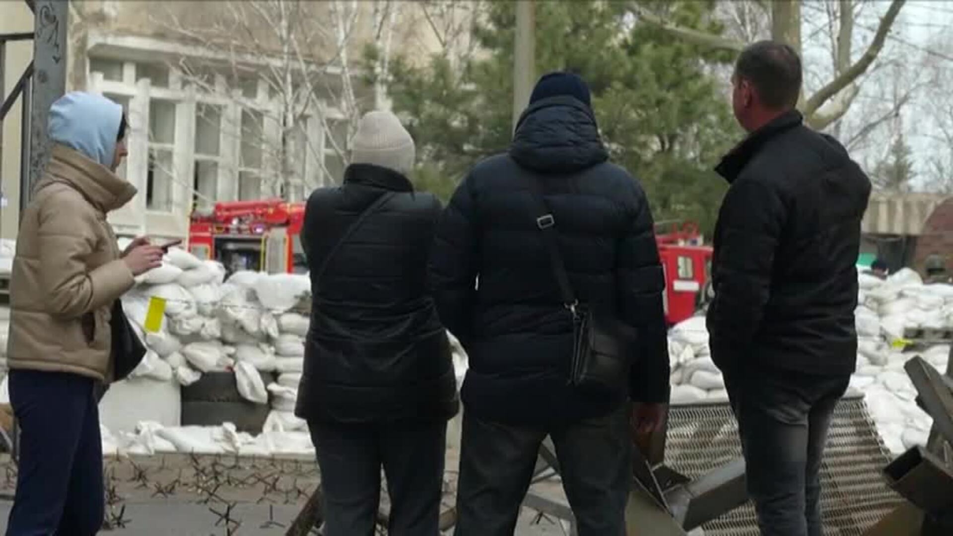 Un misil ruso impacta contra la sede del Gobierno regional en Mykolaiv, al sur de Ucrania