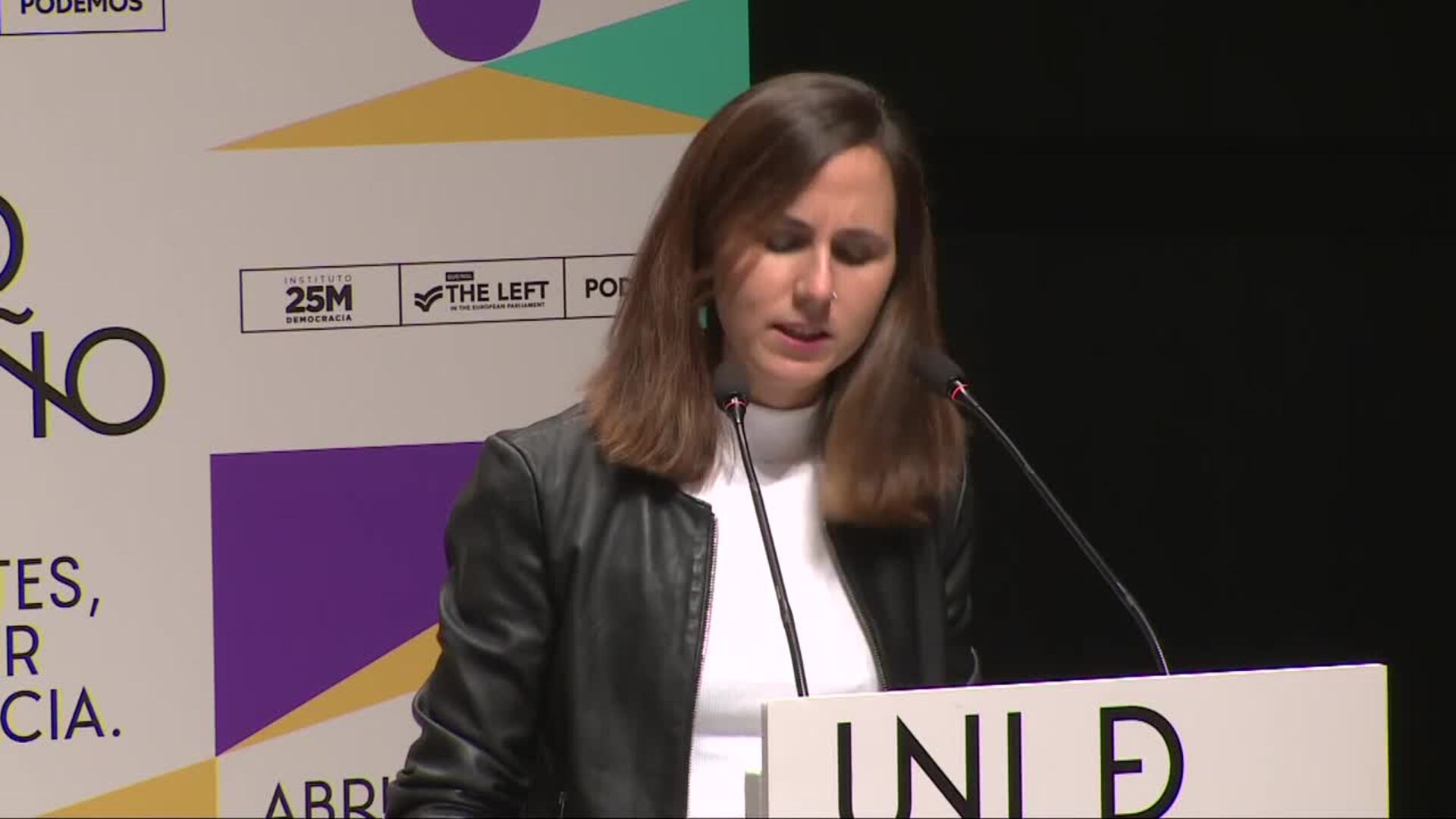 Belarra llama a construir un &quot;frente amplio&quot; para superar al PSOE
