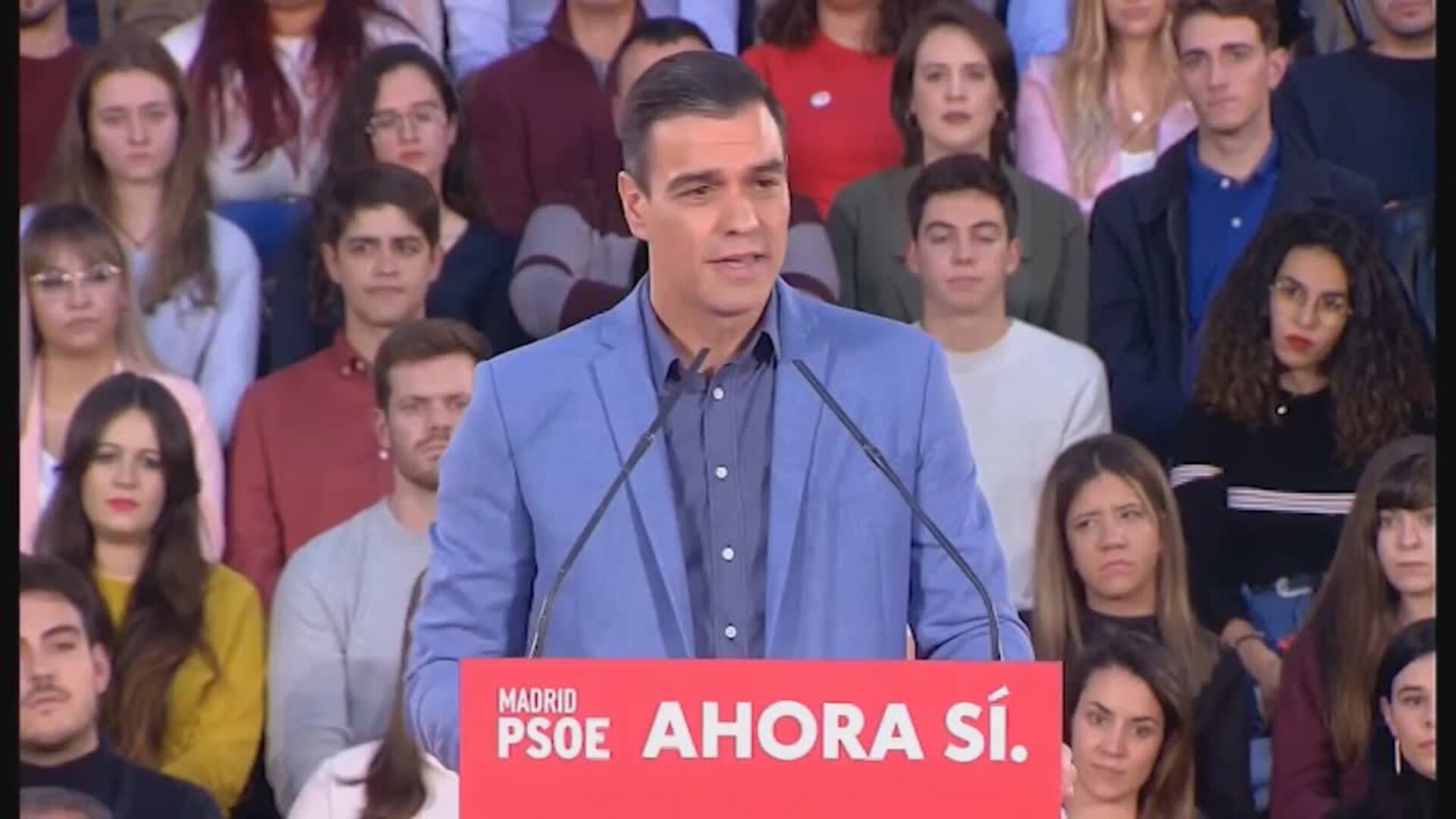 Sánchez: &quot;Gobierno y avance solo lo garantiza el PSOE&quot;