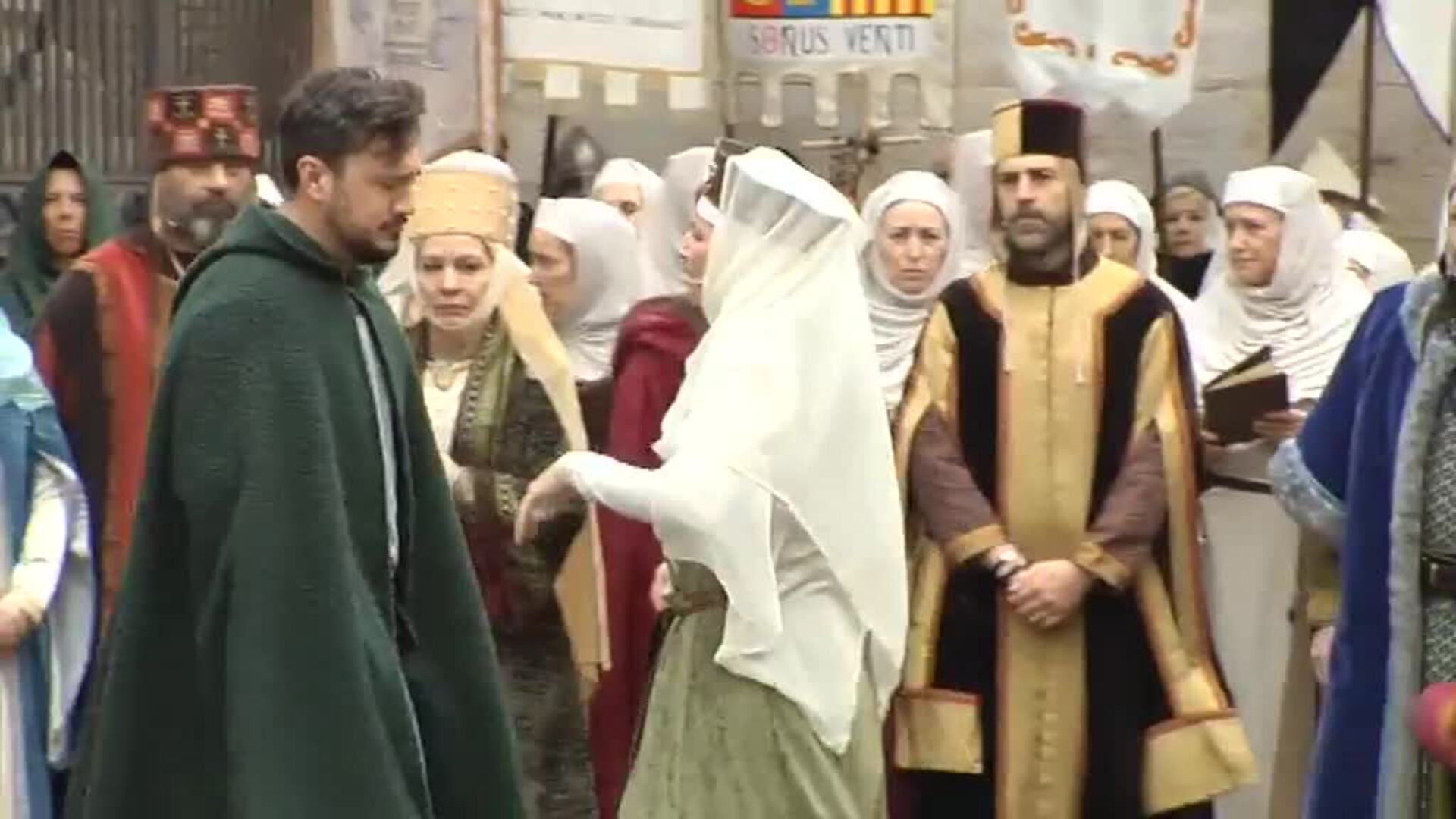 Las calles de Teruel regresan a la Edad Media a través de las Bodas de Isabel