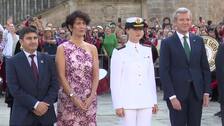 La princesa de Asturias recibe muy emocionada la Medalla de Galicia