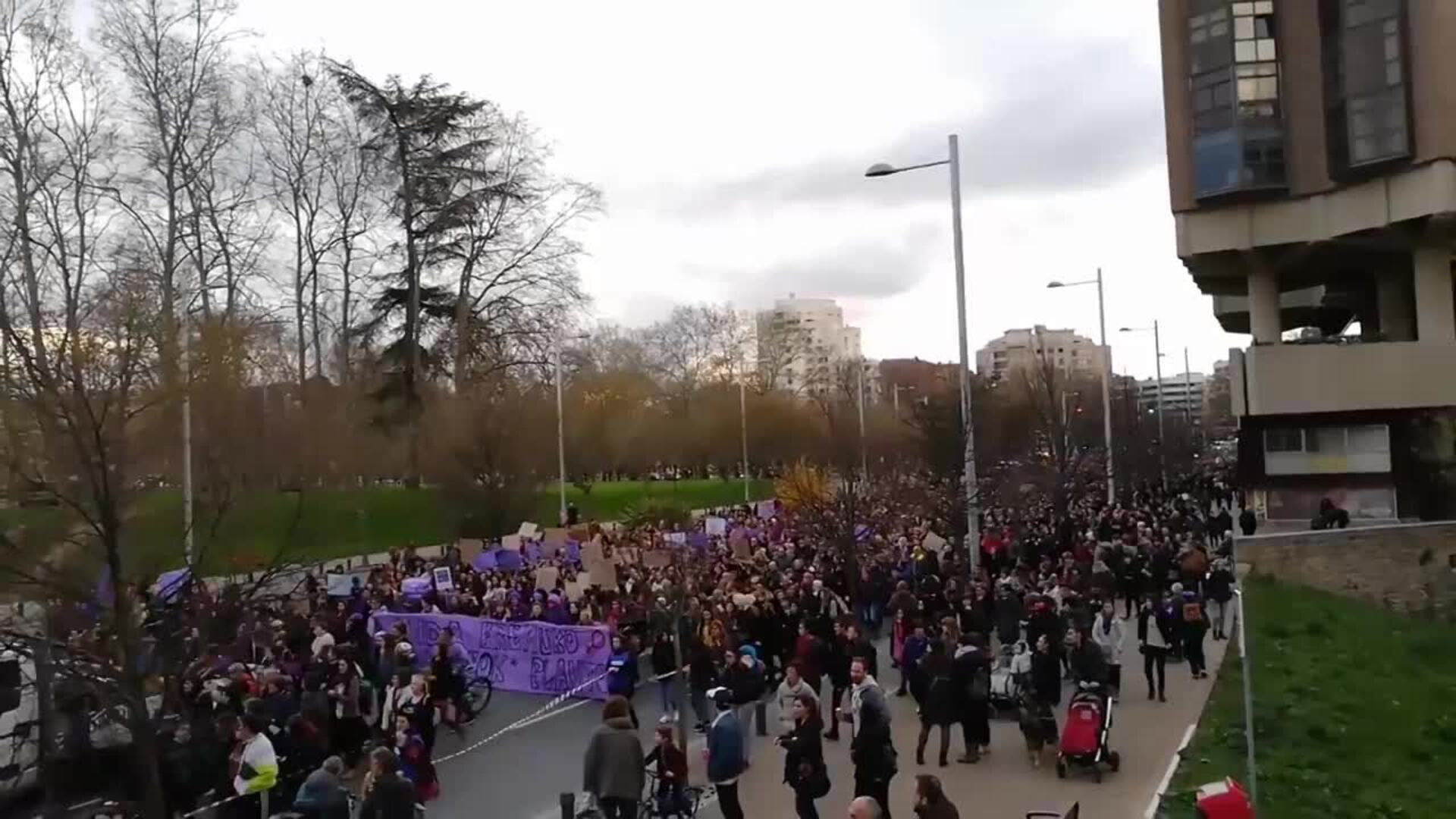 Manifestación del 8M en Pamplona