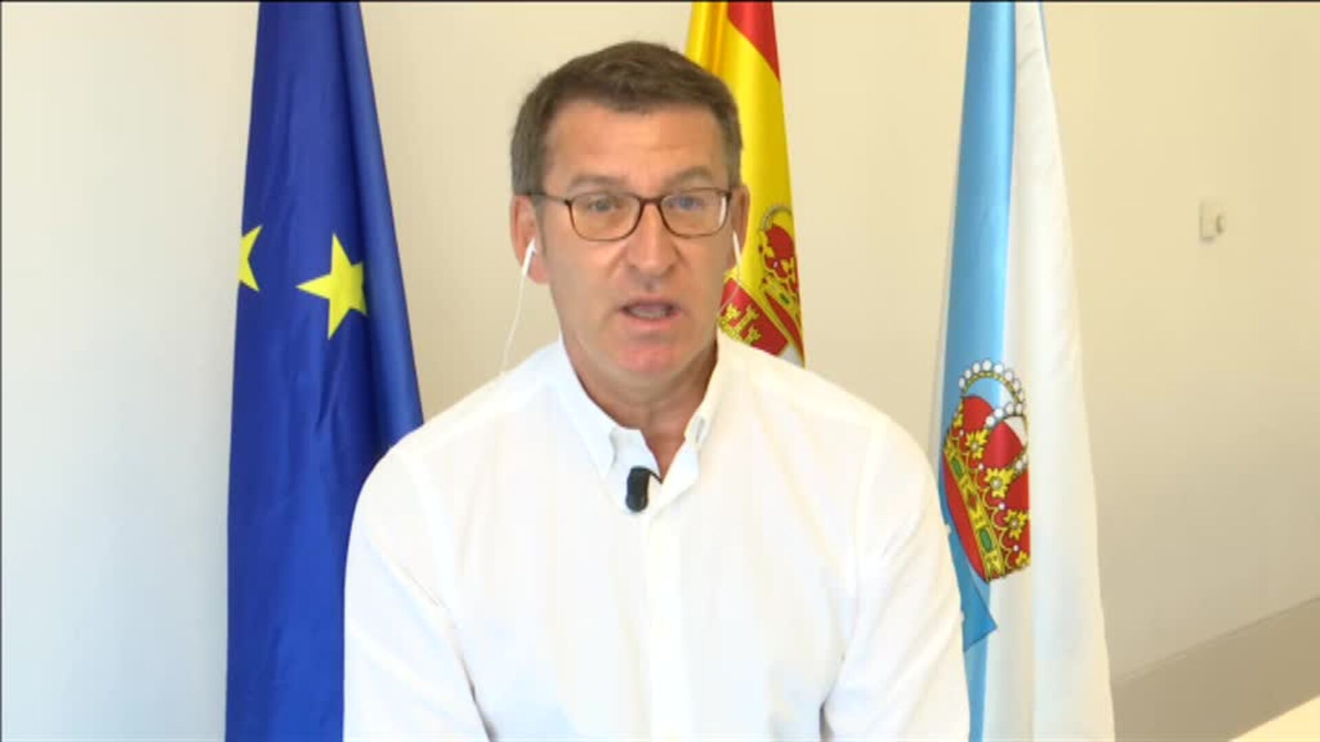 Núñez Feijóo anuncia que solicitará a la Justicia gallega el certificado Covid para la hostelería